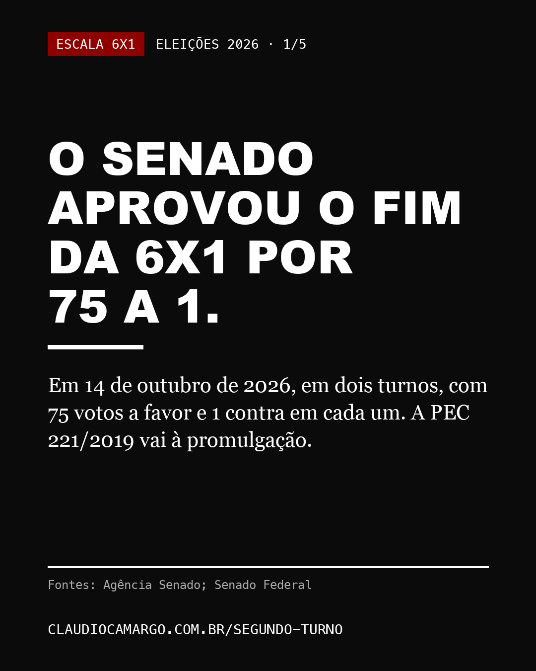 Escala 6x1: imagem 1 de 5