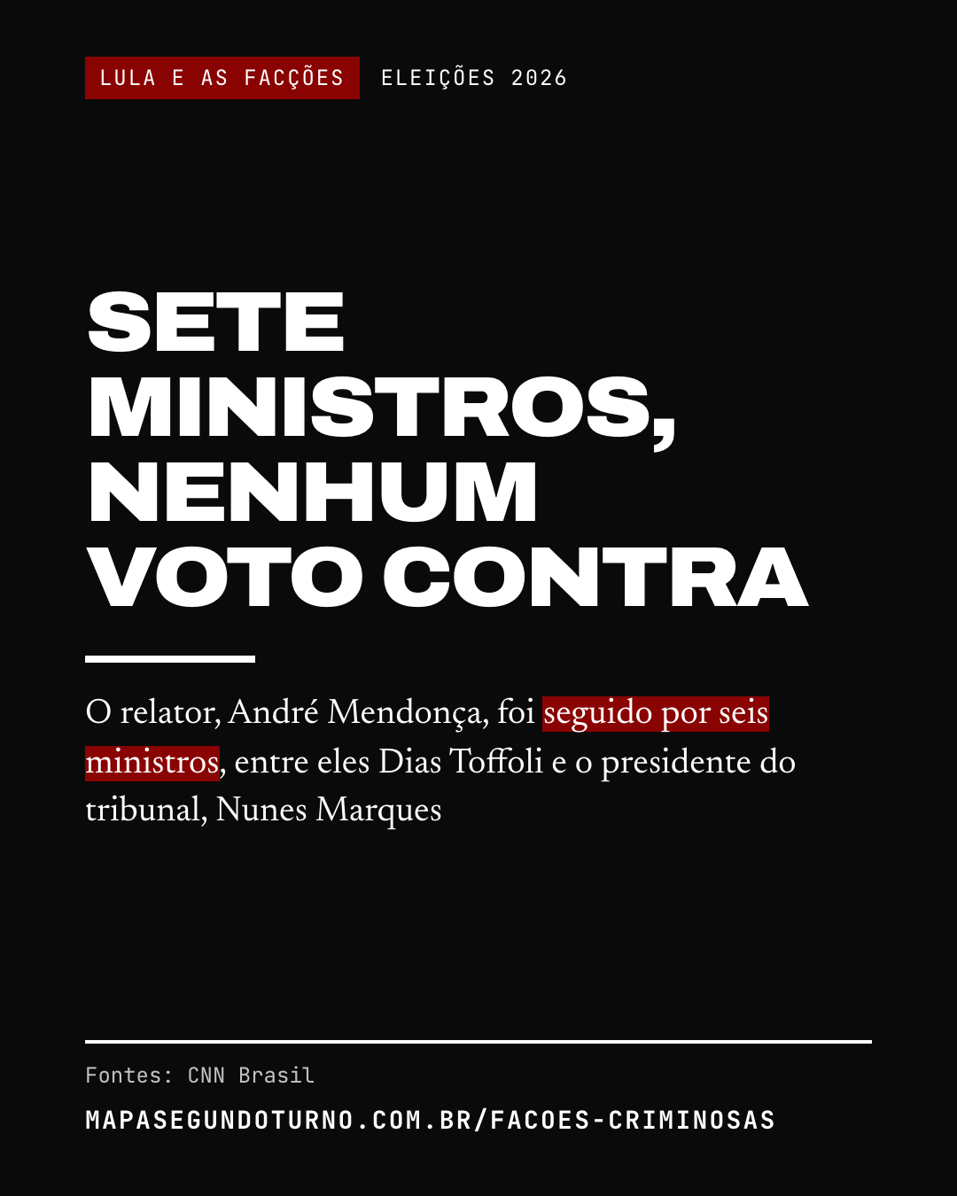 Lula e as facções: imagem 3 de 6