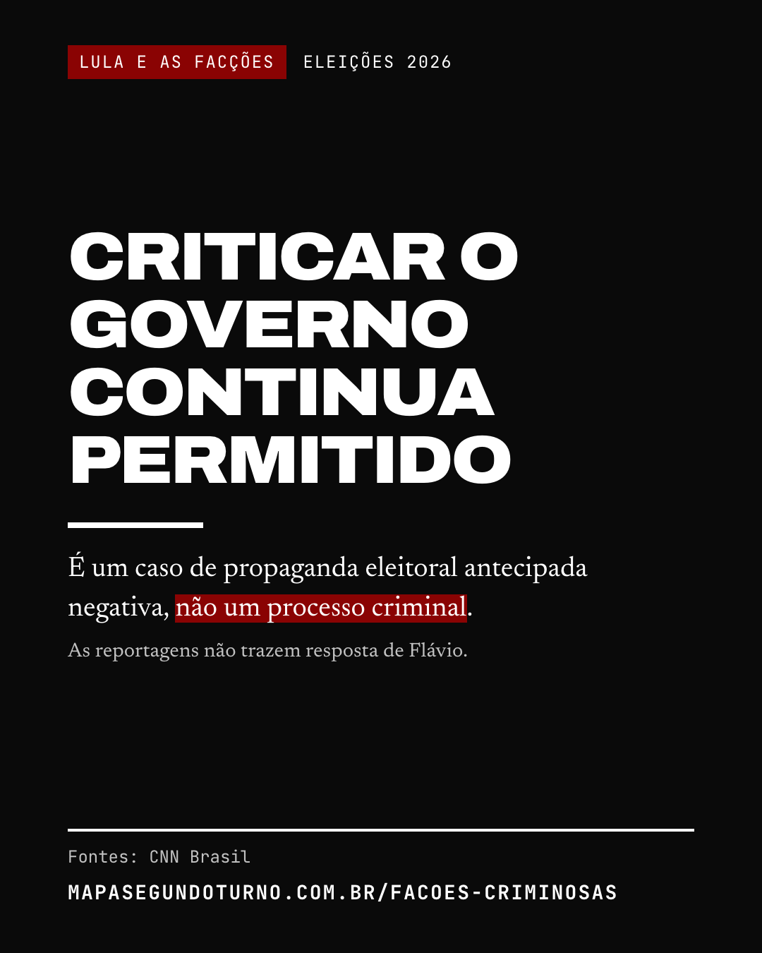 Lula e as facções: imagem 5 de 6