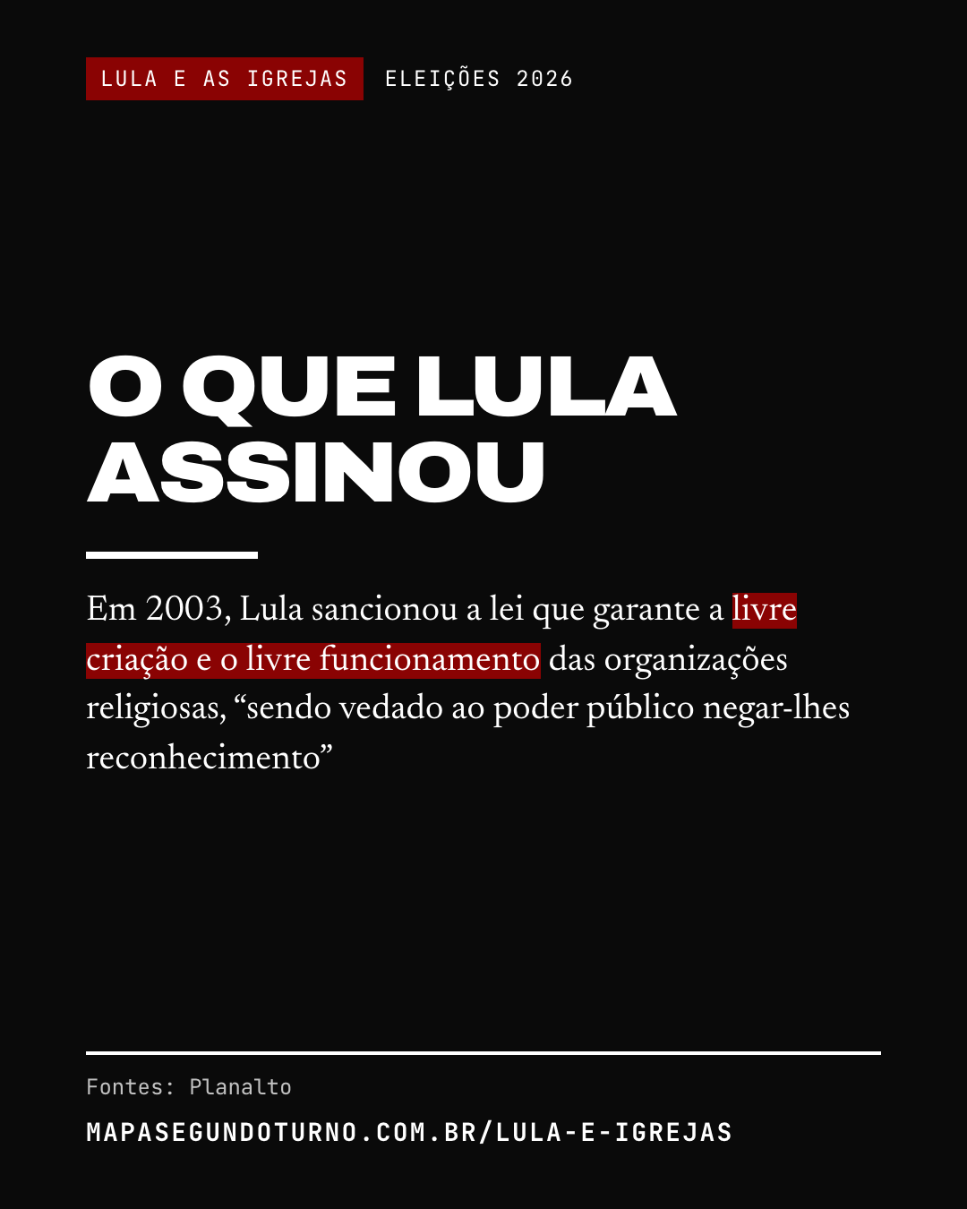 Lula e as igrejas: imagem 5 de 6