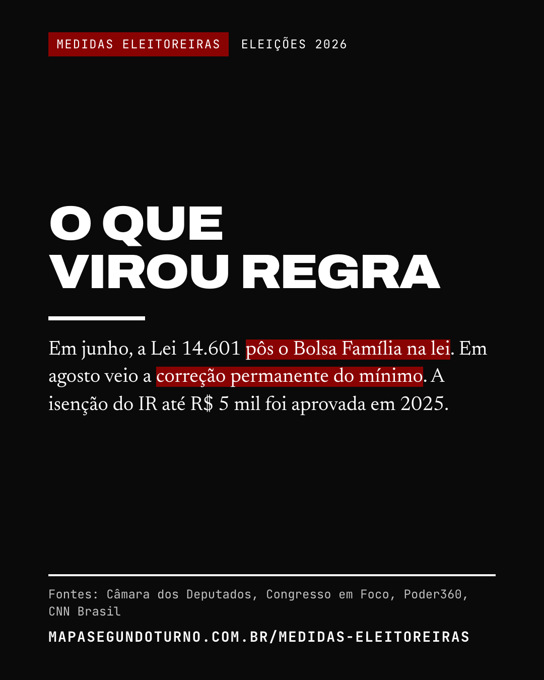 Medidas eleitoreiras: imagem 4 de 6