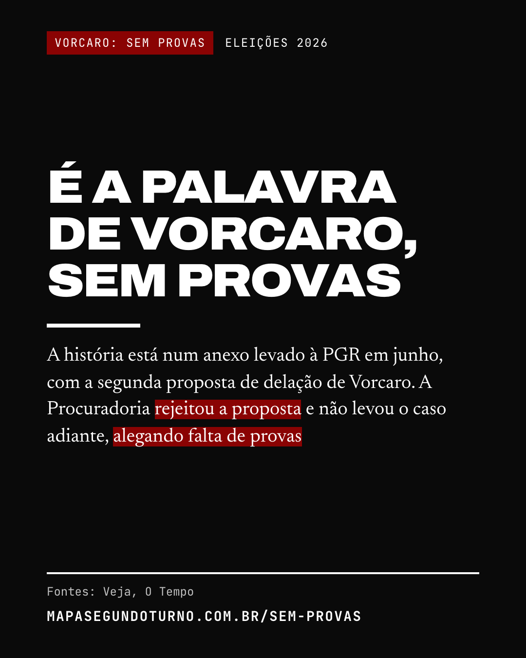 Vorcaro: sem provas: imagem 3 de 6