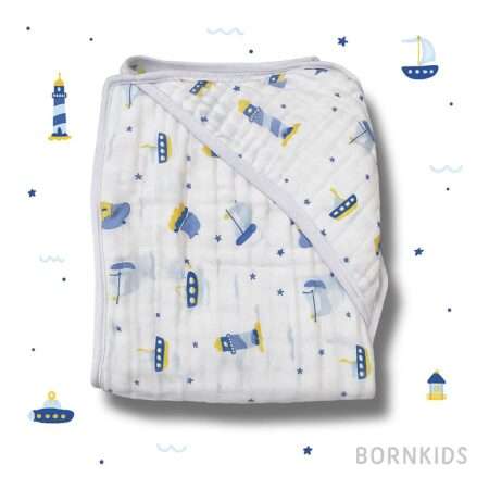Toalha Soft Camadas 100% Algodão Barquinho