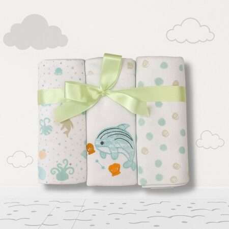 Kit Cueiro Rolinhos 3 Peças Estampado