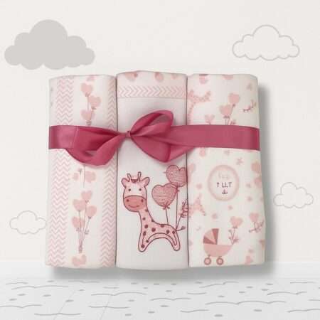 Kit Cueiro Rolinhos 3 Peças Estampado