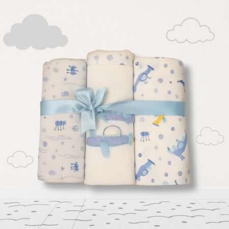 Kit Cueiro Rolinhos 3 Peças Estampado
