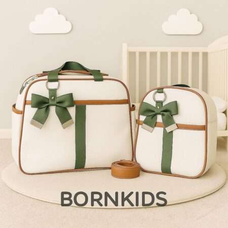 Kit Bolsas Luxo Linha Premium Cedro (2 peças) Verde Bebê