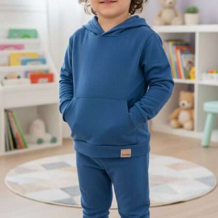 Conjunto Inverno Bouclé Azul