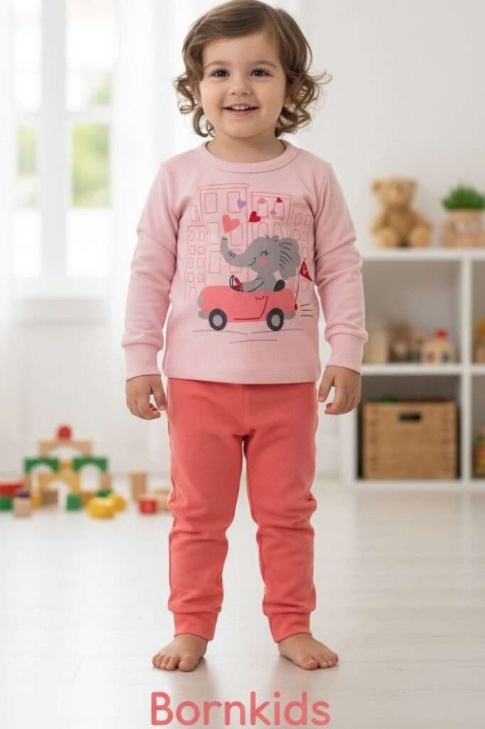 Conjunto Inverno (2 peças) Casaco + Calça Rosa
